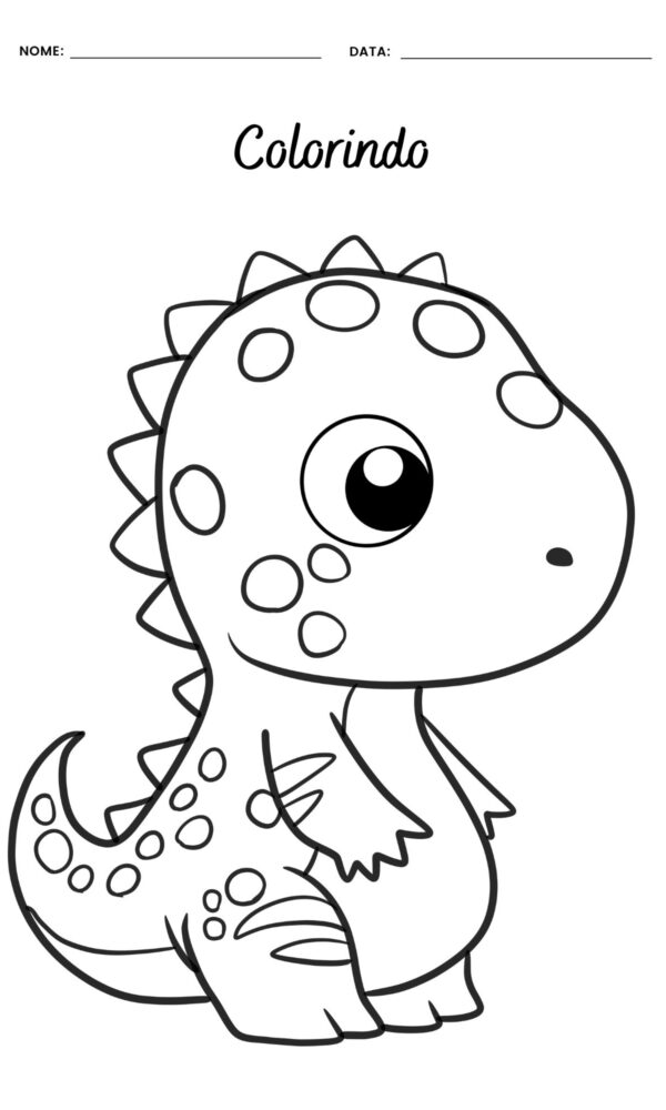Desenho para colorir dinossauro 3 600x1000