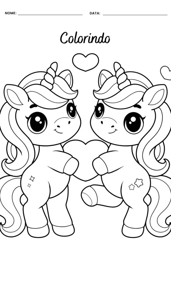 Desenho para colorir unicornio 1 600x1000