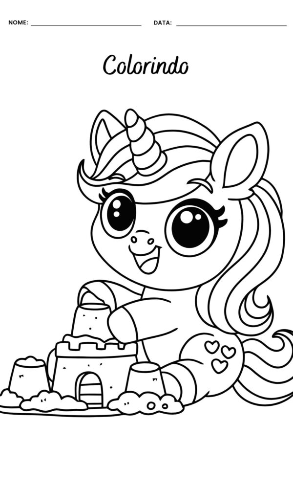 Desenhos para colorir unicornios 12 600x1000