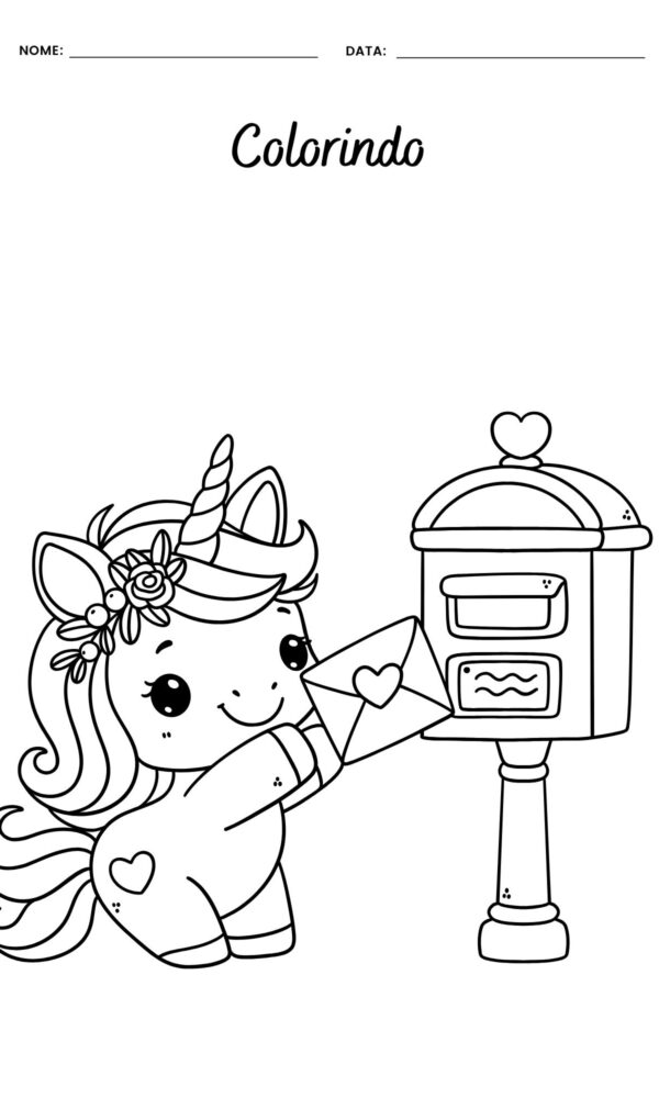 Desenhos para colorir unicornios 20 600x1000