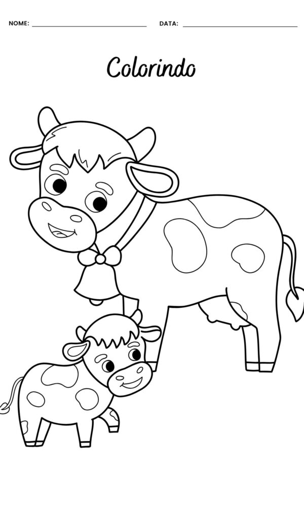 Desenho para colorir animais 10 600x1000