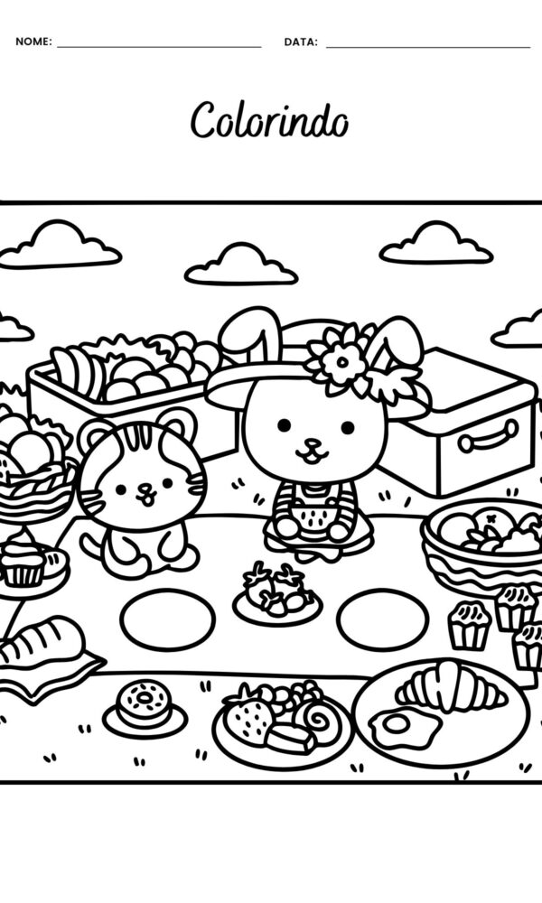 Desenho para colorir animais 13 600x1000