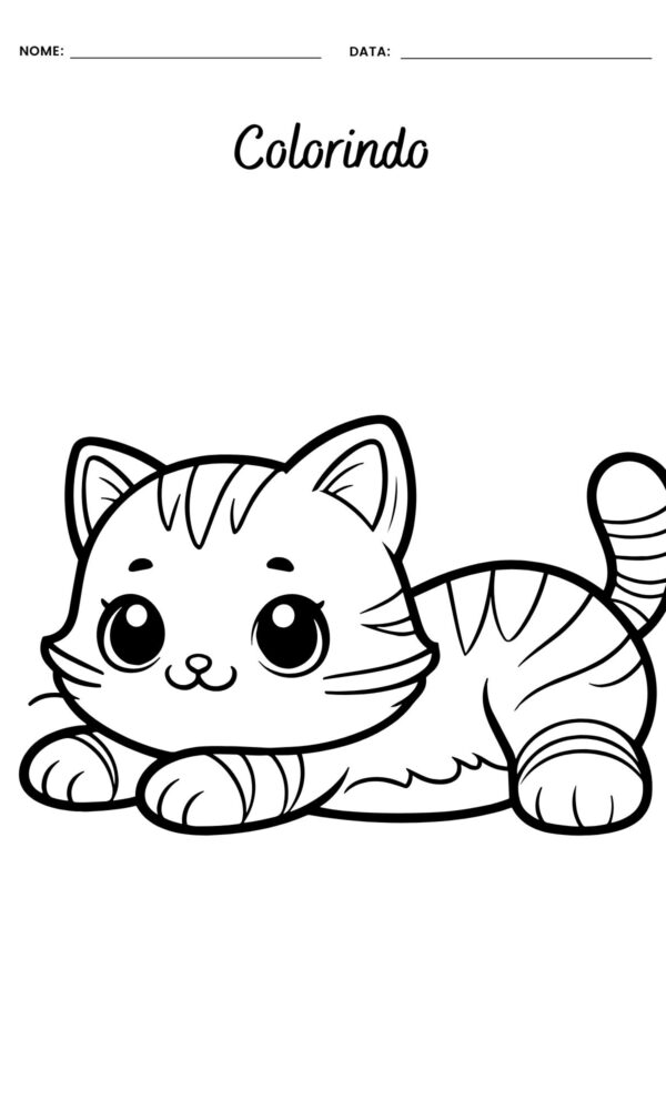 Desenho para colorir animais 16 600x1000