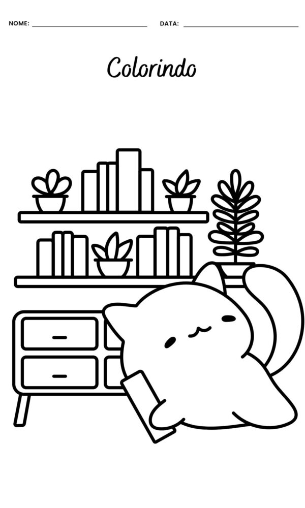Desenho para colorir animais 17 600x1000