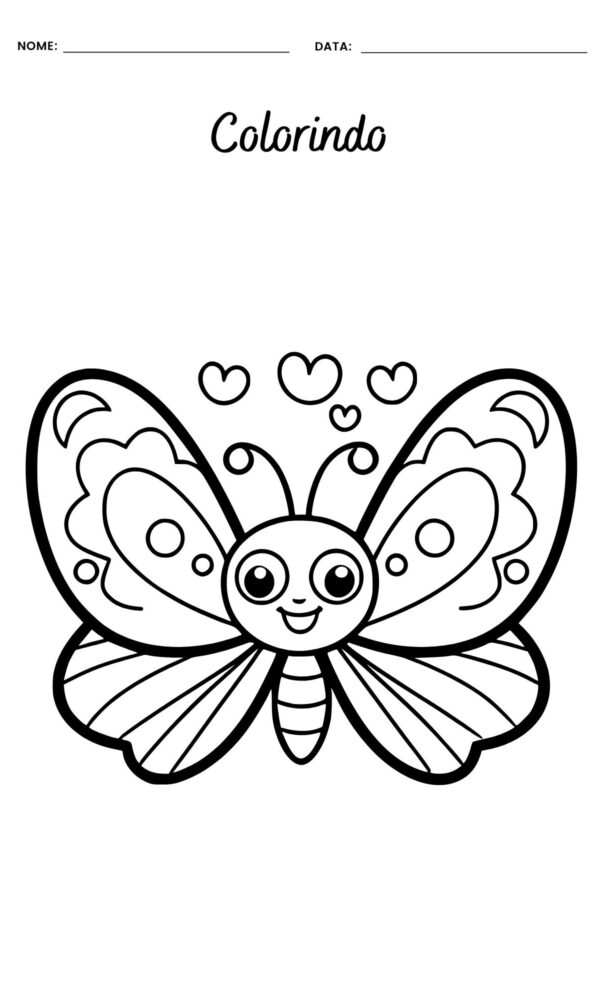 Desenho para colorir animais 20 600x1000