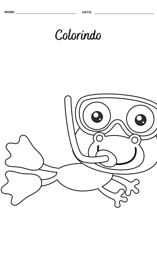 Desenho para colorir animais 22 600x1000