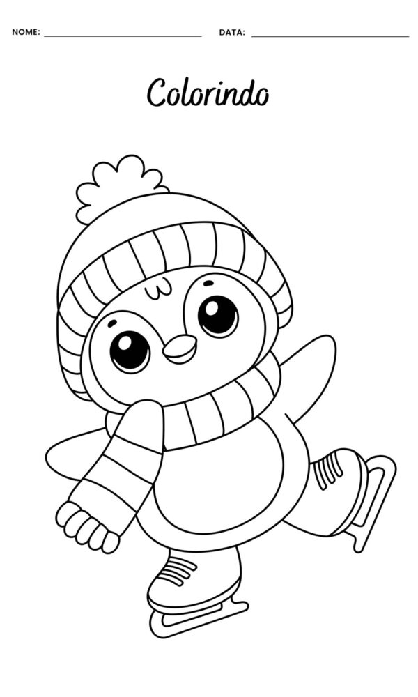Desenho para colorir animais 4 600x1000