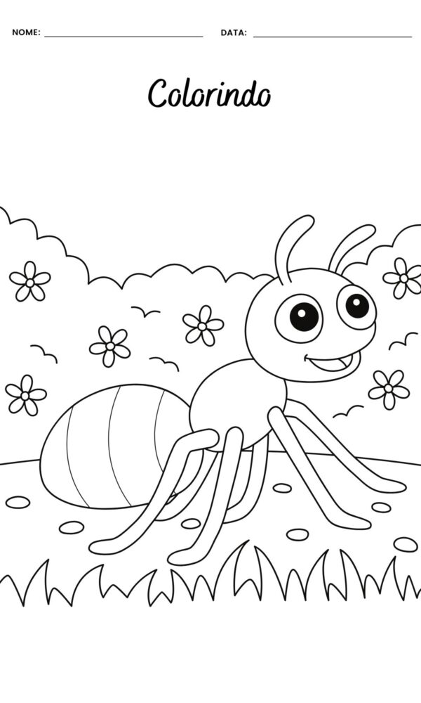 Desenho para colorir animais 6 600x1000