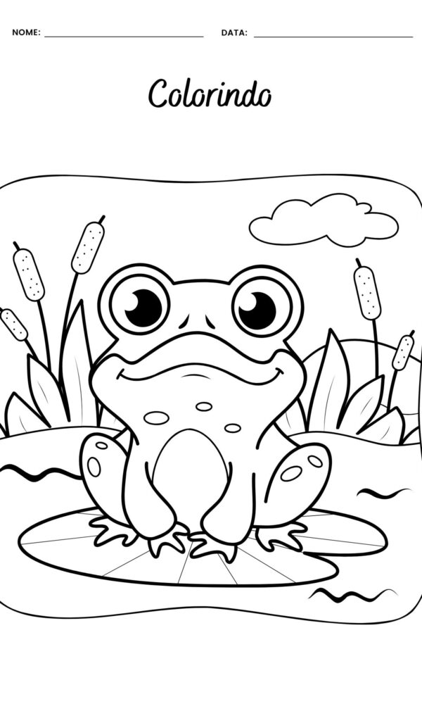 Desenho para colorir animais 7 600x1000