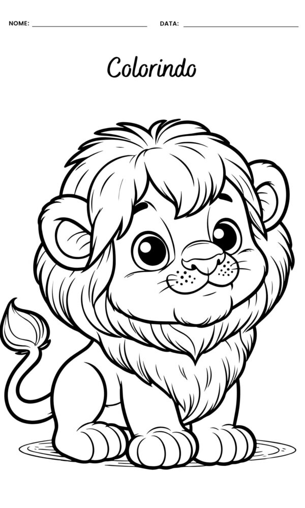 Desenho para colorir animais 8 600x1000