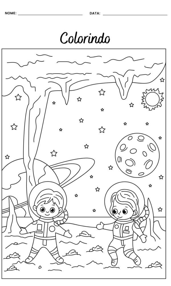 Desenho para colorir astronauta 14 600x1000