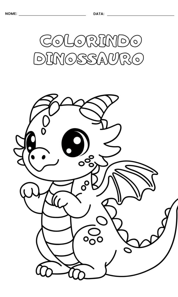 Desenho para colorir dinossauro 11 600x1000