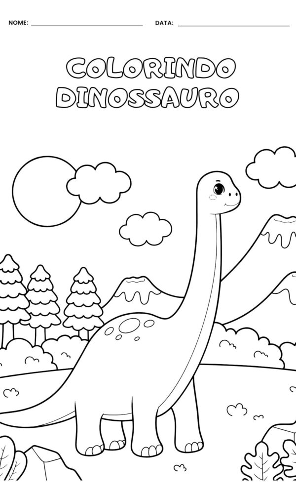 Desenho para colorir dinossauro 6 600x1000